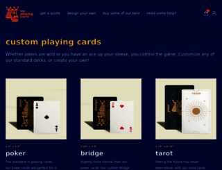 mrplayingcard.com screenshot