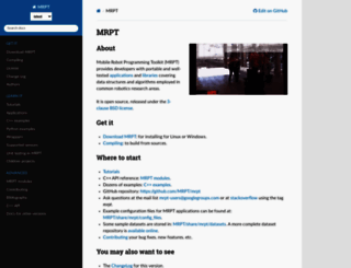 mrpt.org screenshot
