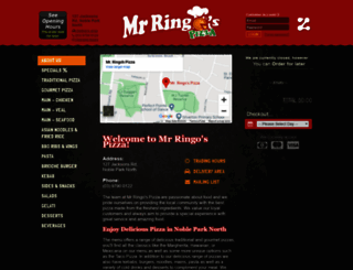 mrringospizza.com.au screenshot