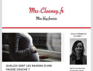mrs-clooney.fr screenshot