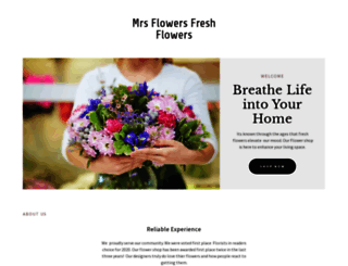 mrsflowers.ca screenshot