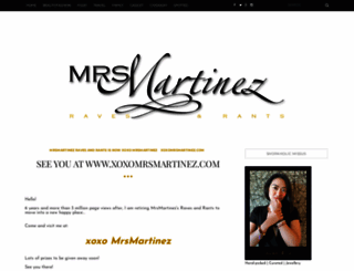 mrsmartinezravesandrants.blogspot.com screenshot