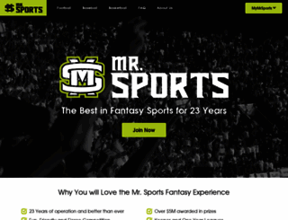 mrsports.com screenshot