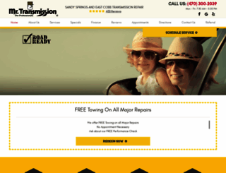 mrtransmissionsandysprings.com screenshot