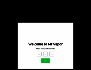 mrvapor.co.uk screenshot