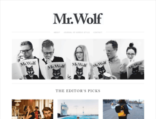 mrwolfmagazine.com screenshot