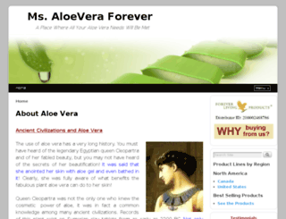 ms-aloevera-forever.com screenshot