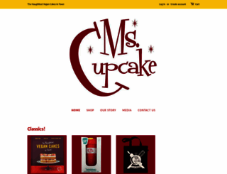 ms-cupcake.myshopify.com screenshot