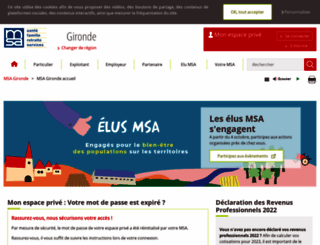 msa33.fr screenshot