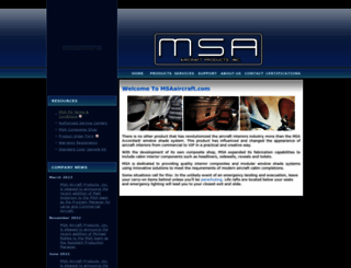 msaaircraft.com screenshot