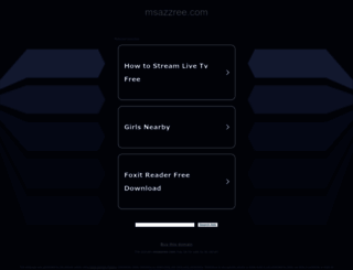 msazzree.com screenshot