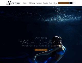msc-yachting.com screenshot
