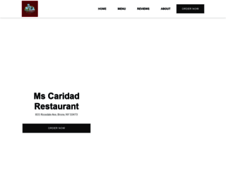 mscaridadrestaurant.com screenshot