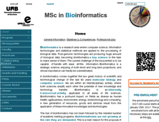 mscbioinformatics.uab.cat screenshot