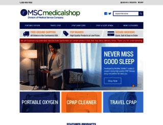 mscmedicalshop.com screenshot