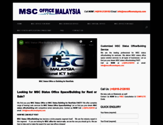 mscofficemalaysia.com screenshot