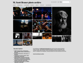 mscottbrauer.photoshelter.com screenshot