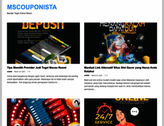 mscouponista.com screenshot