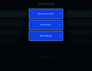 mscyprus.org screenshot