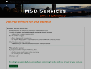 msdservices.com screenshot