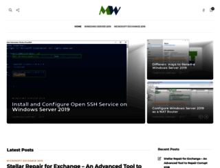 msftwebcast.com screenshot