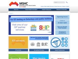 mshc.org.au screenshot
