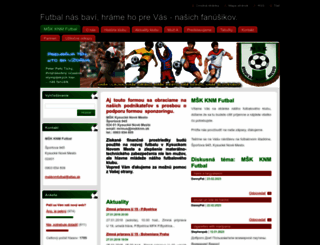 msk-knm-futbal88.webnode.sk screenshot