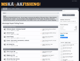 mskayakfishing.com screenshot