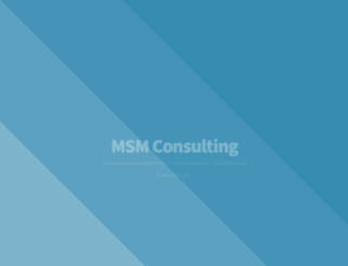 msm-consulting.de screenshot
