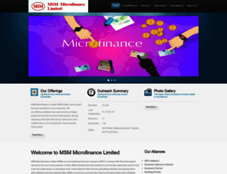 msmmicrofinance.com screenshot