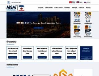 msmmuhendislik.com screenshot