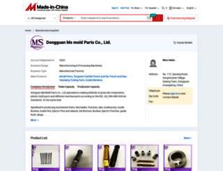 msmouldparts.en.made-in-china.com screenshot
