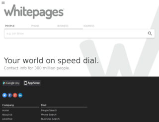 msn.whitepages.com screenshot