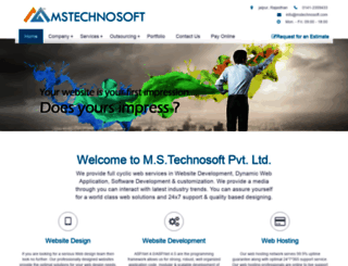 mstechnosoft.com screenshot