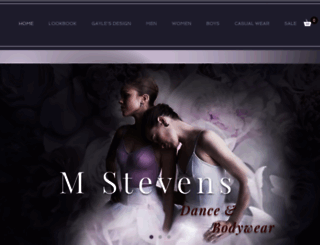 mstevens-dancewear.com screenshot