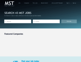 mstjobs.com screenshot