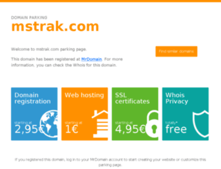 mstrak.com screenshot
