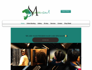 mstudiohairsalon.com screenshot