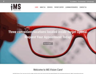 msvisioncare.com screenshot