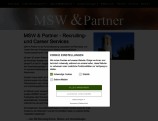 msw-partner.de screenshot