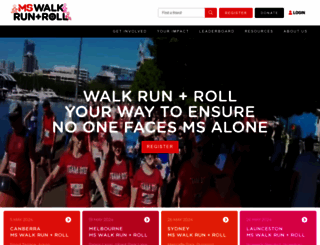 mswalk.org.au screenshot