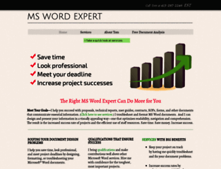 mswordexpert.com screenshot