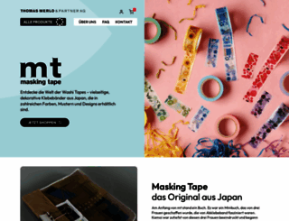 mt-maskingtape.com screenshot