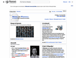 mt.wikipedia.org screenshot
