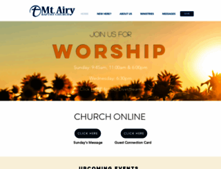 mtairybaptist.com screenshot