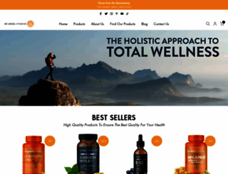 mtangelvitamins.com screenshot