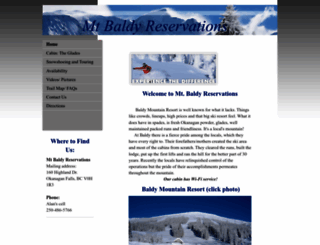 mtbaldyreservations.com screenshot