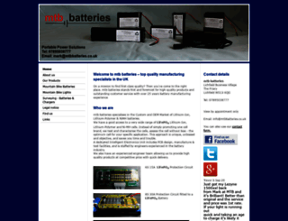 mtbbatteries.co.uk screenshot