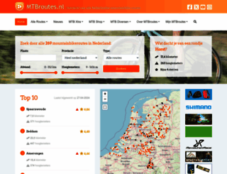 mtbroutes.nl screenshot