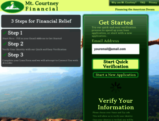 mtcourtneyfinancial.com screenshot